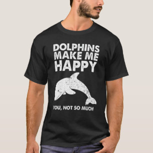T-shirt Digne Drôle Dauphin Cadeau Pour Hommes Femmes Cool