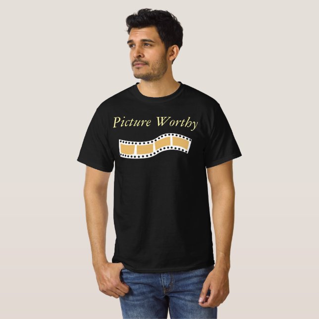 T-shirt digne d'une photo (Devant entier)