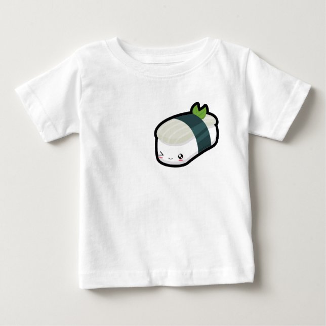 T-shirt d'Ika Nigiri de bébé (Devant)