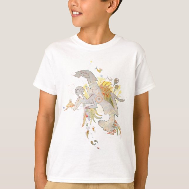 T-shirt d'île de Shrug (enfant) (Devant)