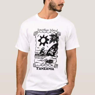 T-shirt d'île de Zanzibar