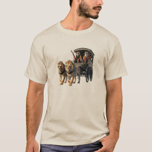 T-shirt Diligence de scène de chat drôle et grand