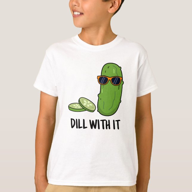 T-shirt Dill Avec Il Dill Dill Picket Pun (Devant)
