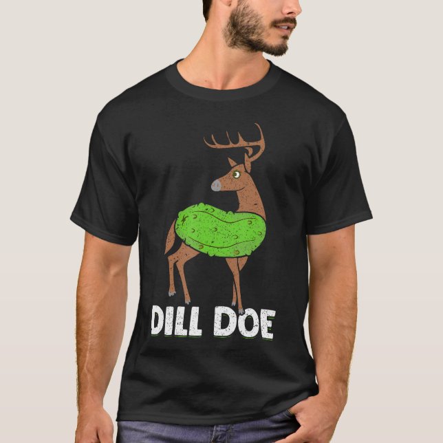T-shirt Dill Doe Funny Adulte Humour Amusant Nature Deer R (Devant)