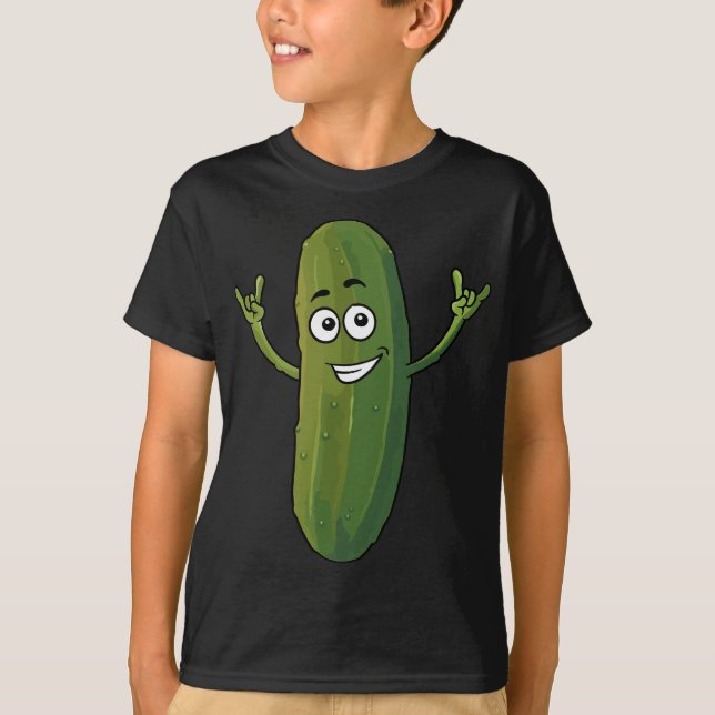 T-shirt Dill Pickle Funny Food Pickle (Devant)