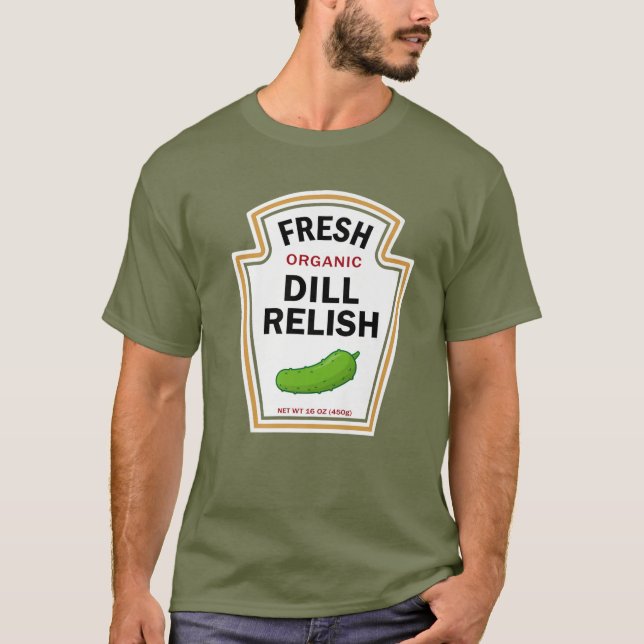 T-shirt Dill Relish Easy Halloween DO-IT-YOURSELF Costume  (Devant)