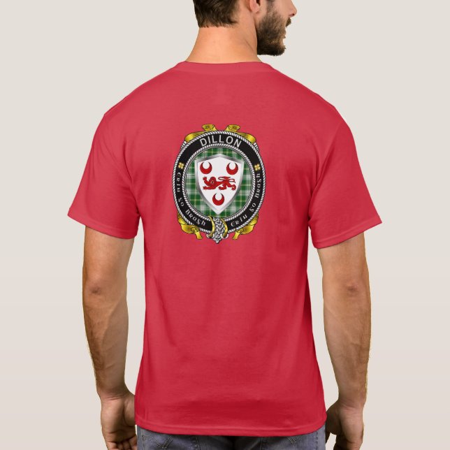 T-shirt Dillon Irish Shield (Dos)