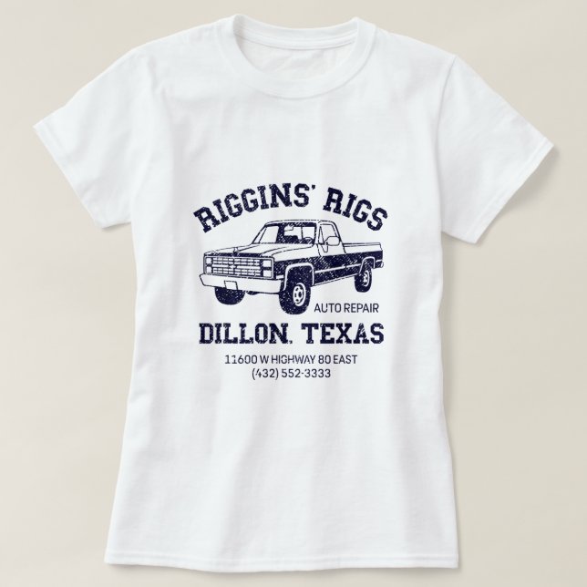 T-shirt Dillon Texas Friday Night Football Player Fan Rigg (Design devant)