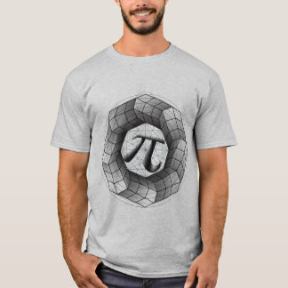 T-shirt d'illusion mathématique optique Pi - Parfa
