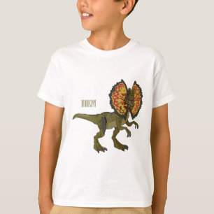T-shirt Dilophosaurus dessin animé