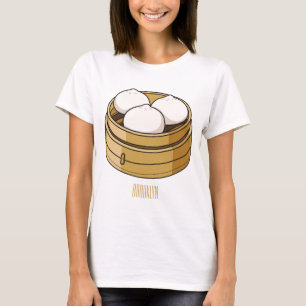 T-shirt Dim sum dessin animé
