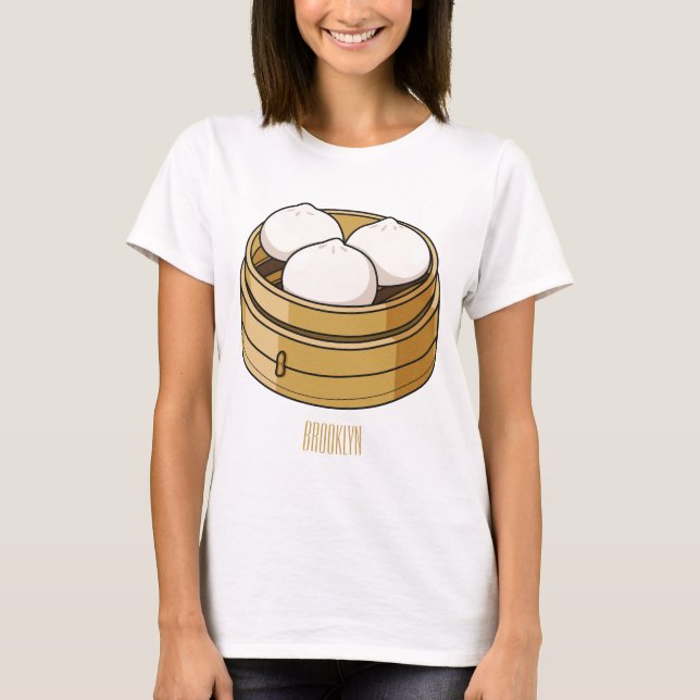 T-shirt Dim sum dessin animé (Devant)