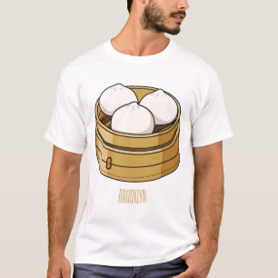 T-shirt Dim sum dessin animé