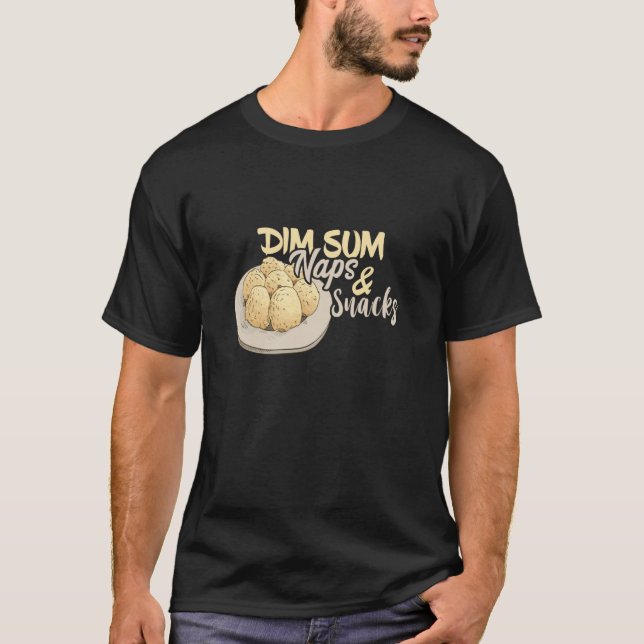 T-shirt Dim Sum Naps Et Snacks Aliments Asiatiques Aliment (Devant)