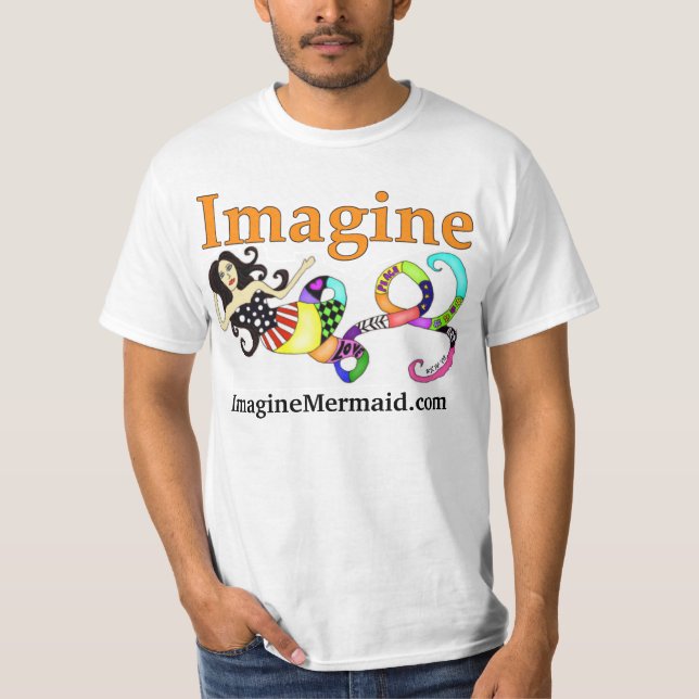 T-shirt d'ImagineMermaid.com (Devant)