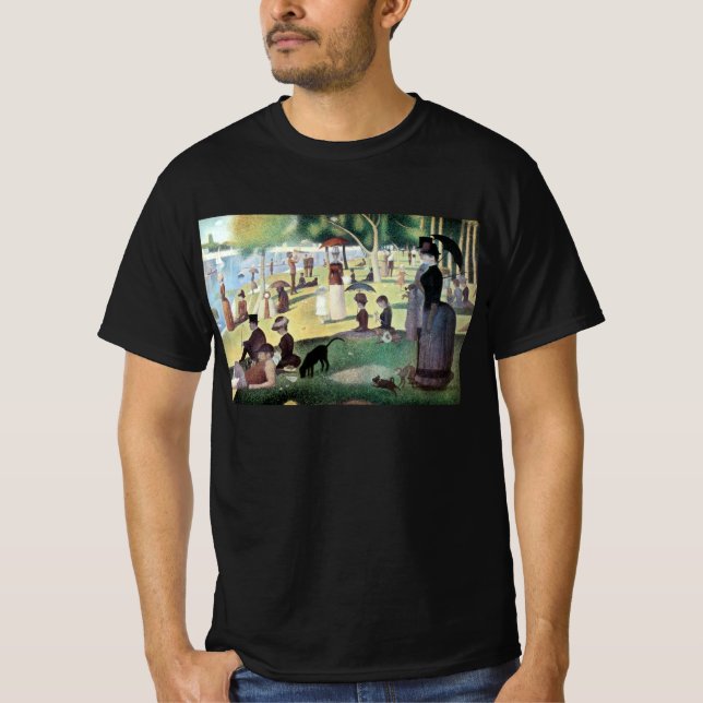 T-shirt Dimanche après-midi, île La Grande Jatte par Seura (Devant)
