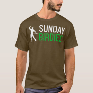 T-shirt Dimanche Birdies Golf Design