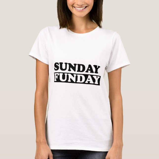 T-shirt Dimanche Funday (Devant)