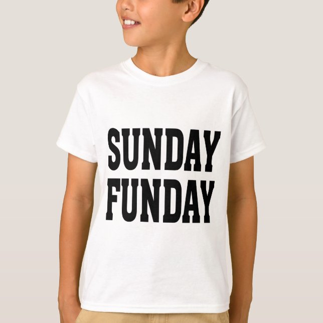 T-shirt Dimanche Funday (Devant)