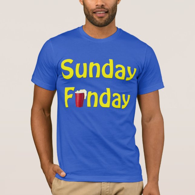 T-shirt Dimanche Funday (Devant)