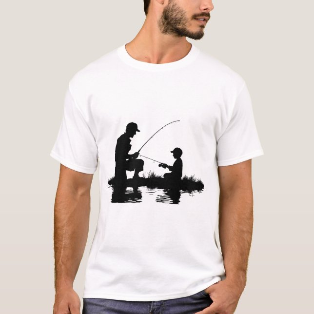 T-shirt Dimanche Père Et Fils (Devant)