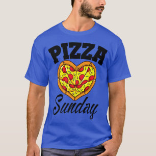 T-shirt Dimanche Pizza Night Drôle Pizza Lover Restauratio