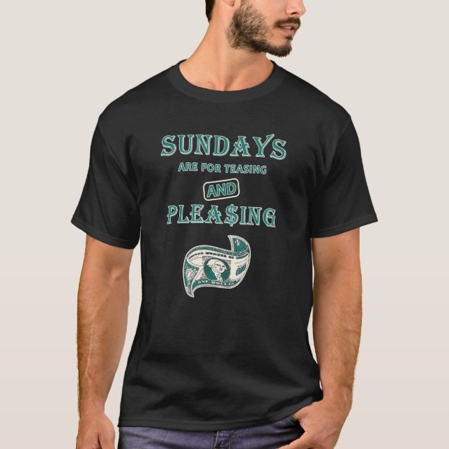 T-shirt Dimanches Profiter Agréable Sport Amusant Gambe De (Devant)