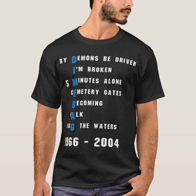 T-shirt Dimebag RIP (Devant)