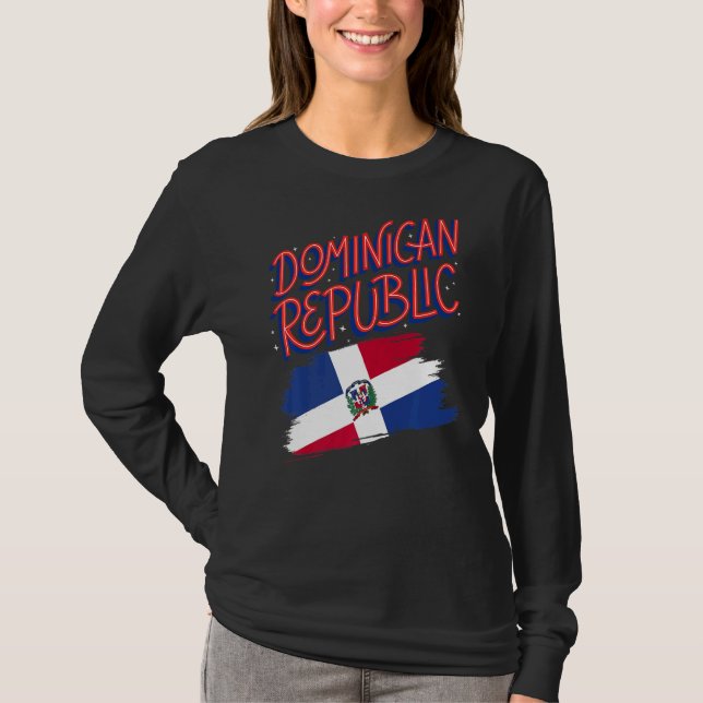 T-shirt Dimelo Ke Lo Ke République Dominicaine pour les fe (Devant)