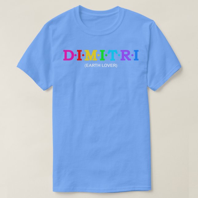 T-shirt Dimitri Earth Lover (Design devant)