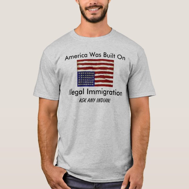T-shirt d'immigration illégale (Devant)