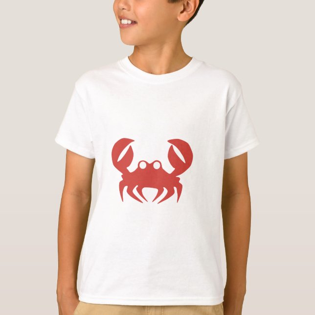T-shirt d'impression de crabe (Devant)