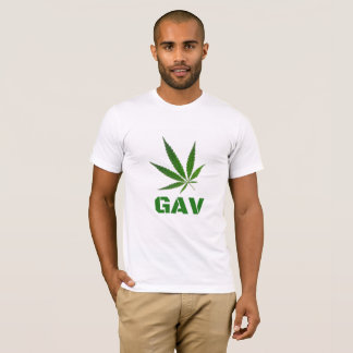 T-shirt d'impression de logo de GAV
