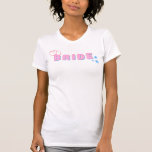 T-shirt DINA Space Cowgirl Disco Nashville Bachelorette<br><div class="desc">Ce t-shirt de mariée à la bachelorette présente des lettres de bulles roses chaudes, des étoiles bleues et un casquette de cowboy de la discothèque. Commandez l'option de la mariée blanche pour la future mariée et les maillots coordonnés "babe" pour votre groupe de bachelorette. 💜 COULEURS SONT ÉDITABLES ! Cliquez...</div>