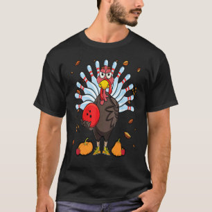 T-shirt Dinde Bowling Hello Fall Jote Turkey Bowling Squa