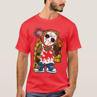 T-shirt Dinde de femme Film dhorreur de Thanksgiving Day F