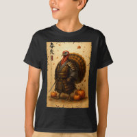 Dinde de samouraï de Thanksgiving anime de guerrie