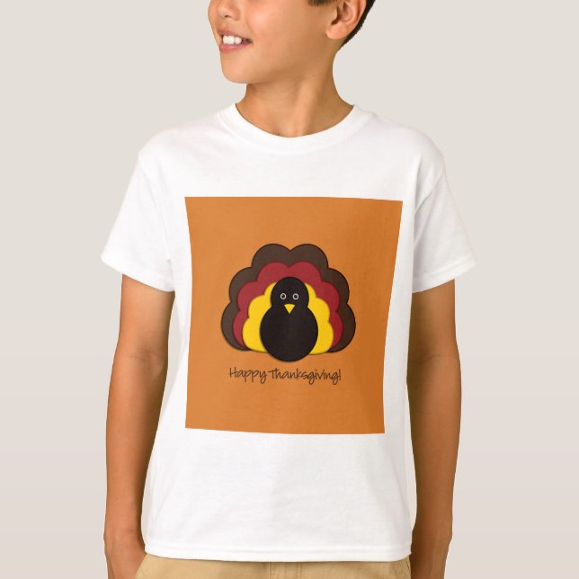 T-shirt Dinde de Thanksgiving (Devant)