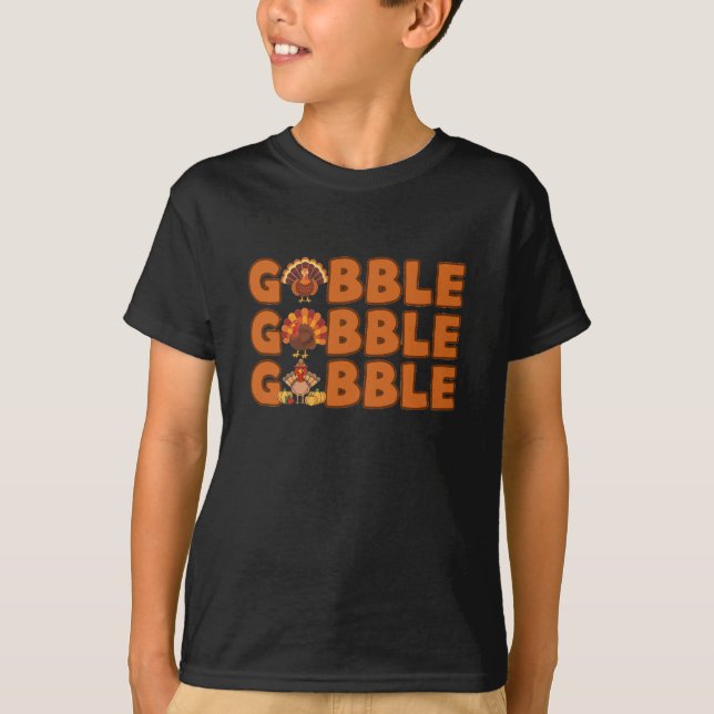T-shirt Dinde de Thanksgiving (Devant)