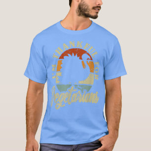 T-shirt Dinde de Thanksgiving je suis reconnaissant pour V