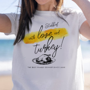 T-Shirt Dinde de Thanksgiving Rétro Vintage Cool