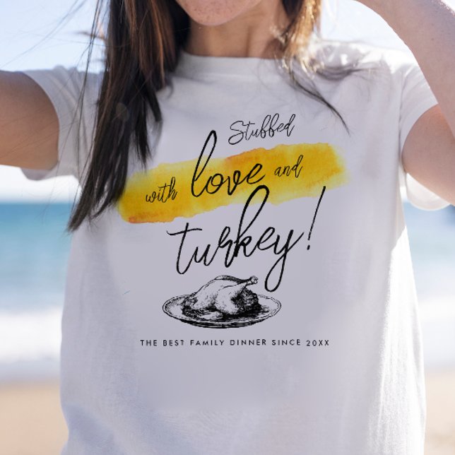 T-Shirt Dinde de Thanksgiving Rétro Vintage Cool (Créateur téléchargé)