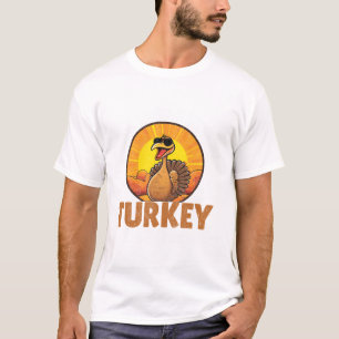 T-shirt Dinde en ville drôle