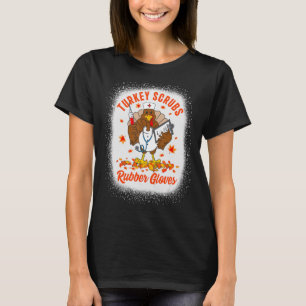 T-shirt Dinde frotte des gants en caoutchouc Dinde de Tha