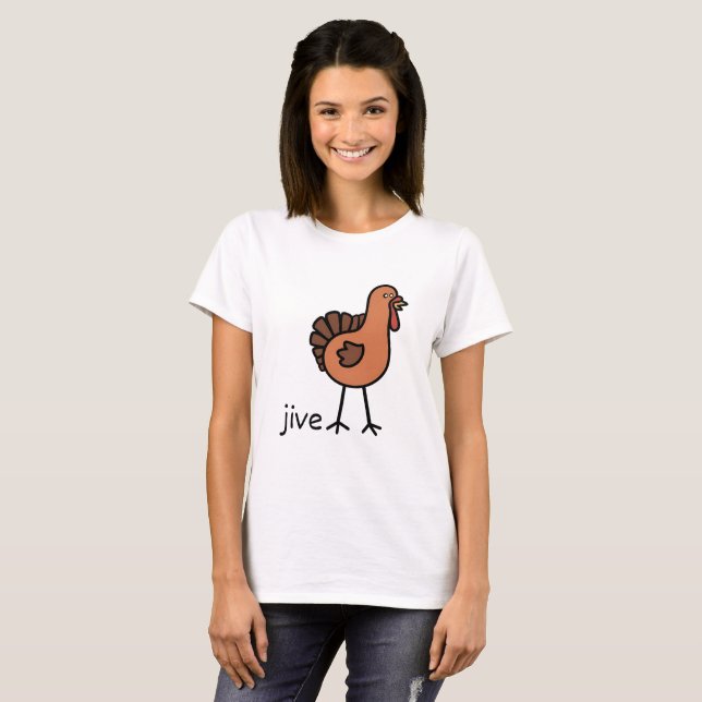 T-shirt Dinde Jive  (Devant entier)
