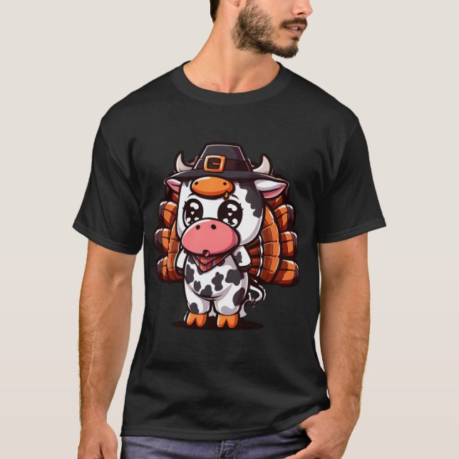 T-shirt Dinde Meugle Drôle Thanksgiving (Devant)