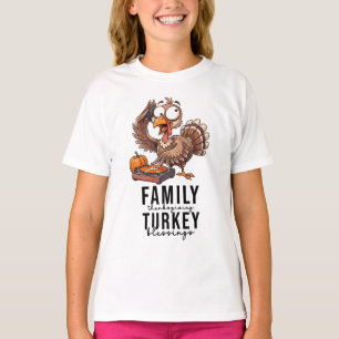 T-shirt Dinde pour l'Action de grâce
