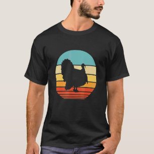 T-shirt Dinde Rétro Vintage Coucher de soleil Jour de l'Ac
