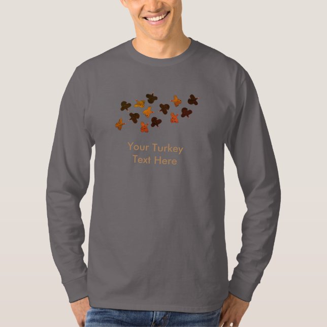 T-shirt Dindes volantes (Devant)