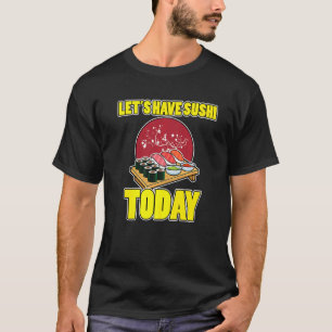 T-shirt diner asiatique sushi sushiman sashimi Japon riz
